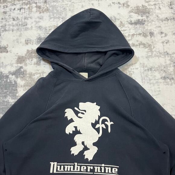 Authentic Number (N)ine SS00 Lambretta Lion Hoodie Sz 4 - Picture 3 of 6
